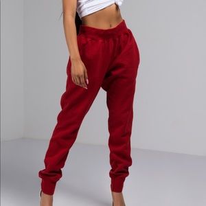 Red Champion Joggers